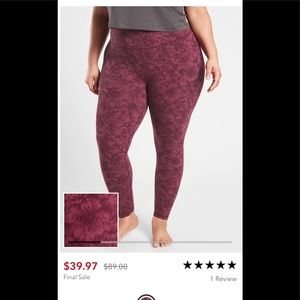 Athleta Elation Textured Tight 1X